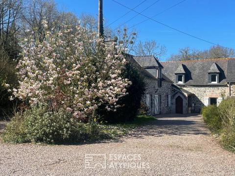 Esptrit Buccolique, corps de ferme rénové, 230m², proximité mer, 7 chambres, sauna .