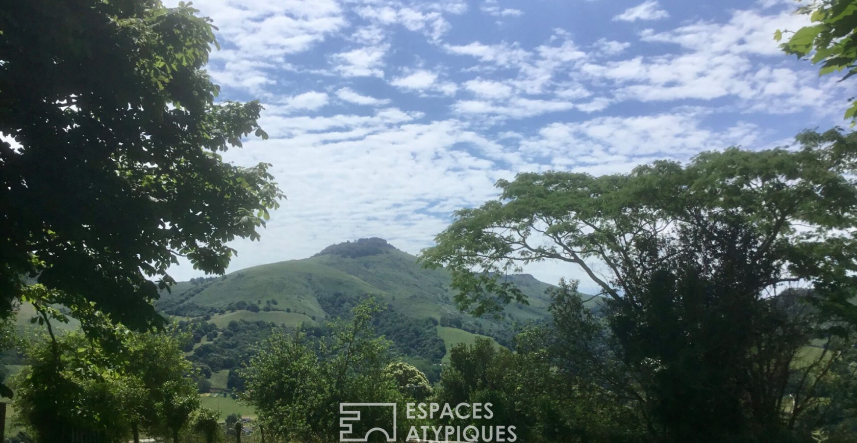 Authentique Maison Basque du XVIIIe érigée sur les hauteur d’Espelette