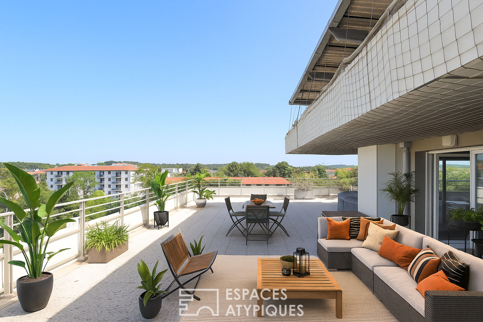 Rooftop d’exception à Anglet – Quartier Butte aux Cailles