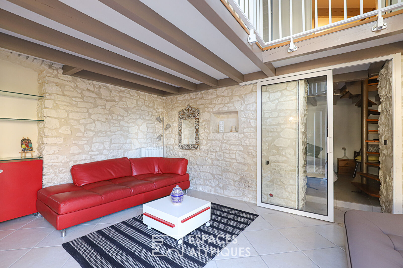 Vue mer et cachet authentique pour cet appartement atypique à Biarritz