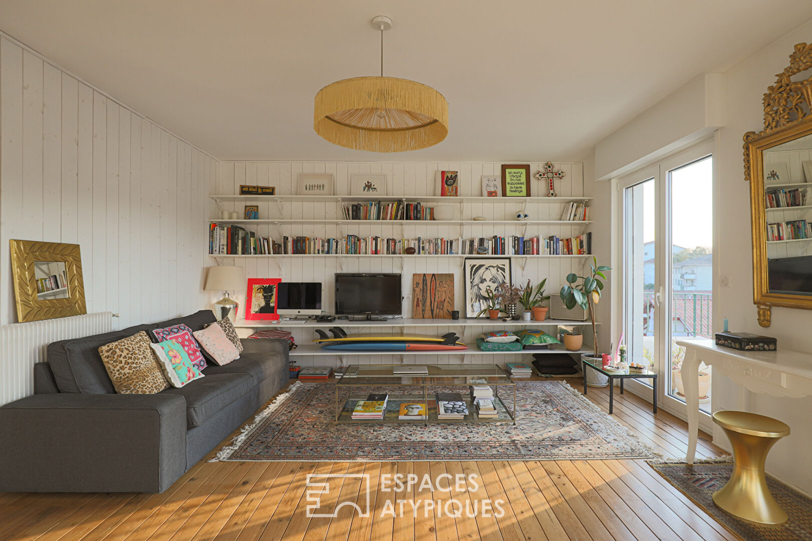 Appartement traversant quartier Aguilera à Biarritz