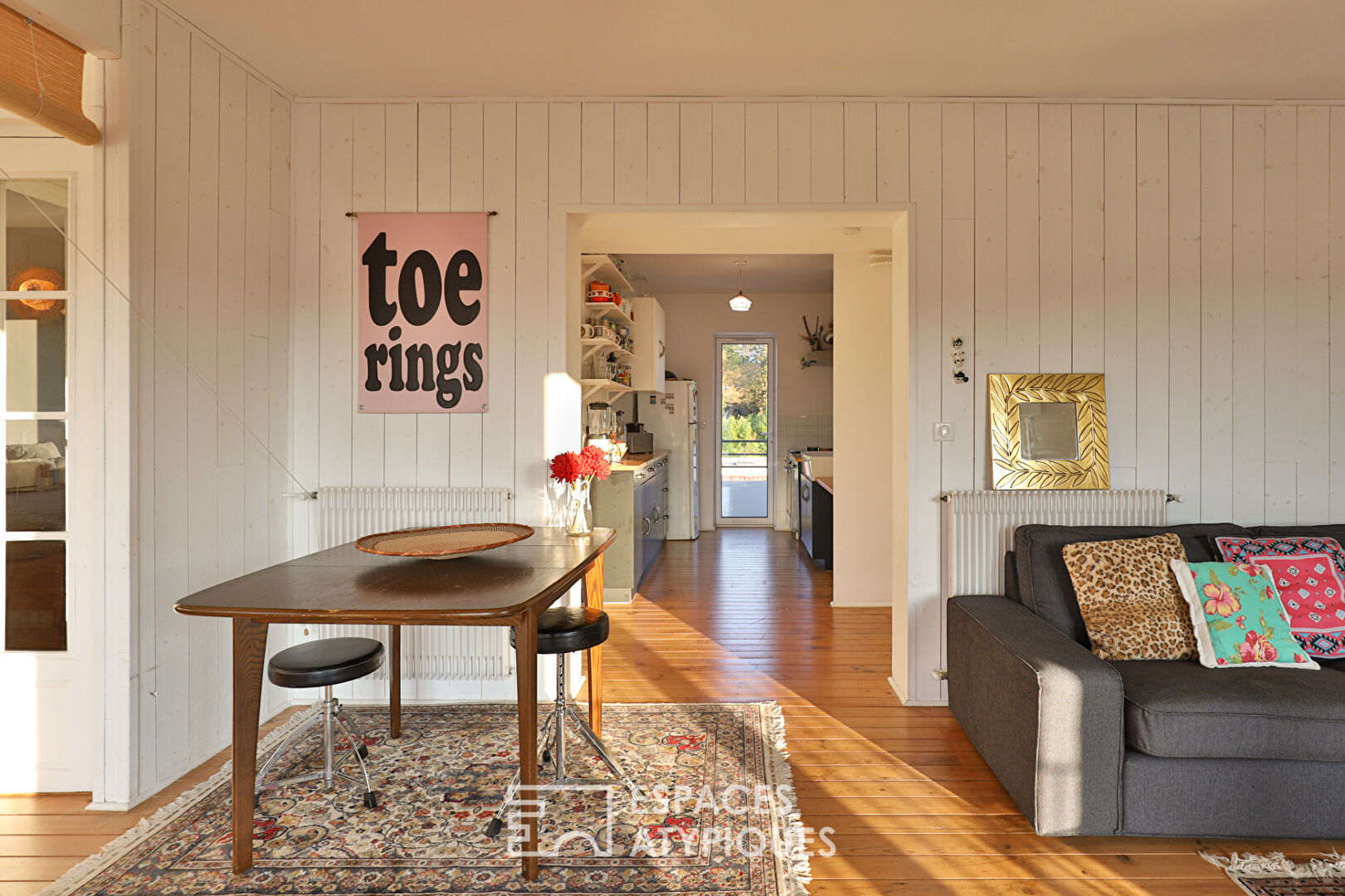 Appartement traversant quartier Aguilera à Biarritz
