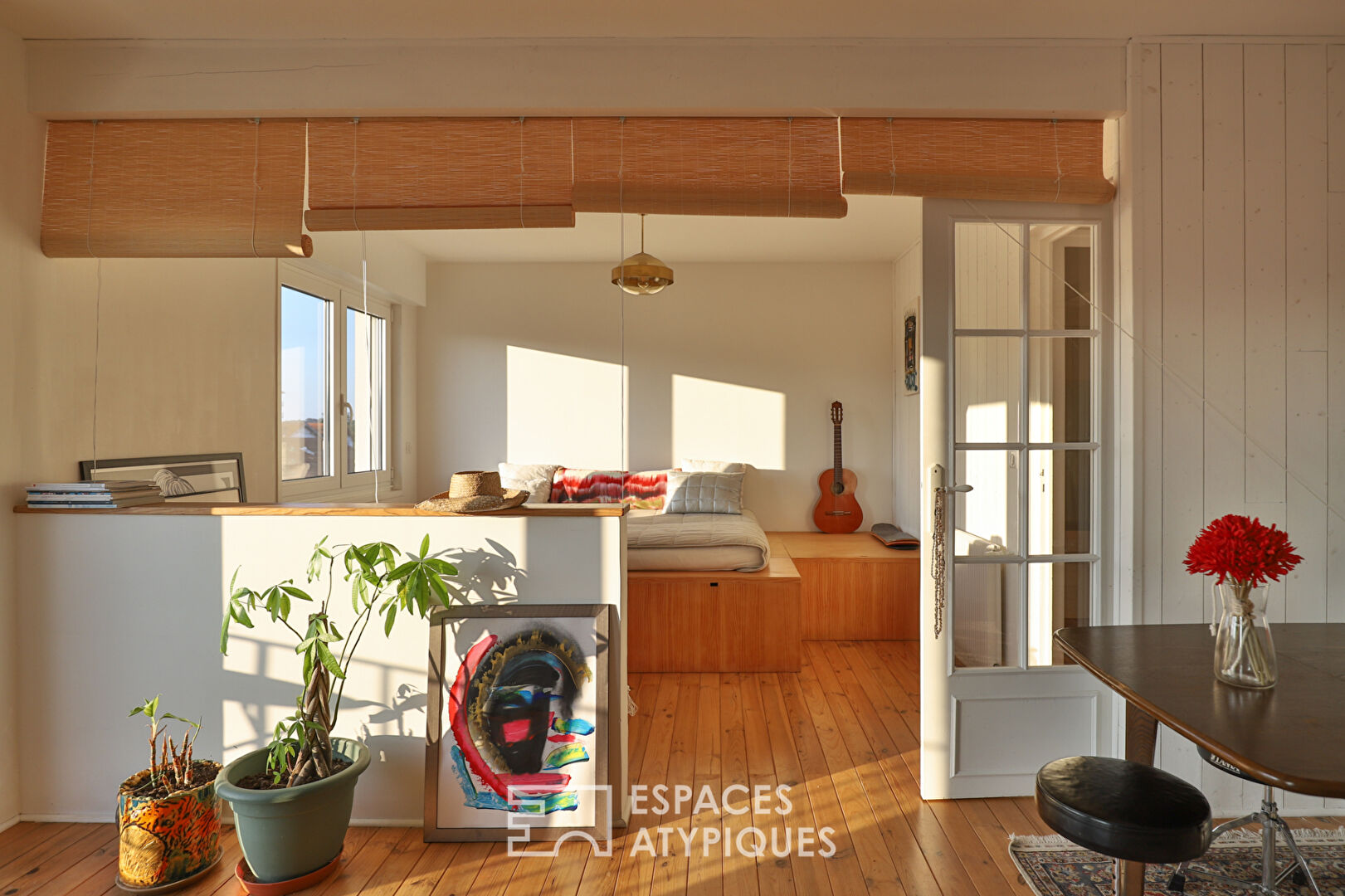 Appartement traversant quartier Aguilera à Biarritz