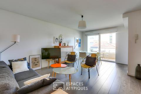 Entre ville et océan, appartement lumineux avec terrasse à Saint-Charles