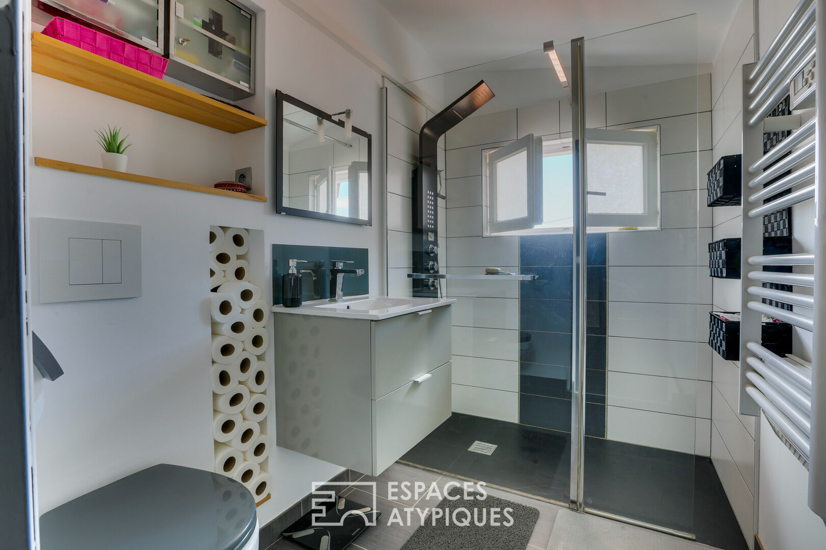 Maison en duplex avec piscine