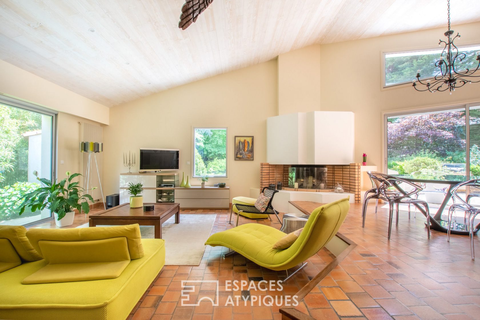 Maison contemporaine bucolique