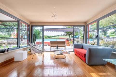 Maison d’architecte à l’environnement bucolique