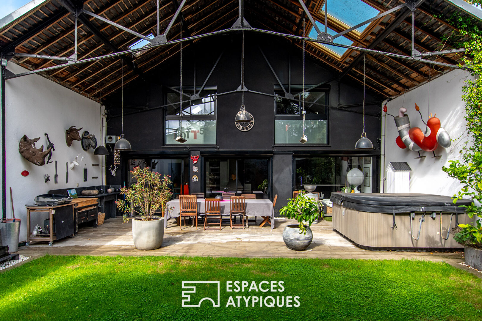 Loft avec terrasse et jardin