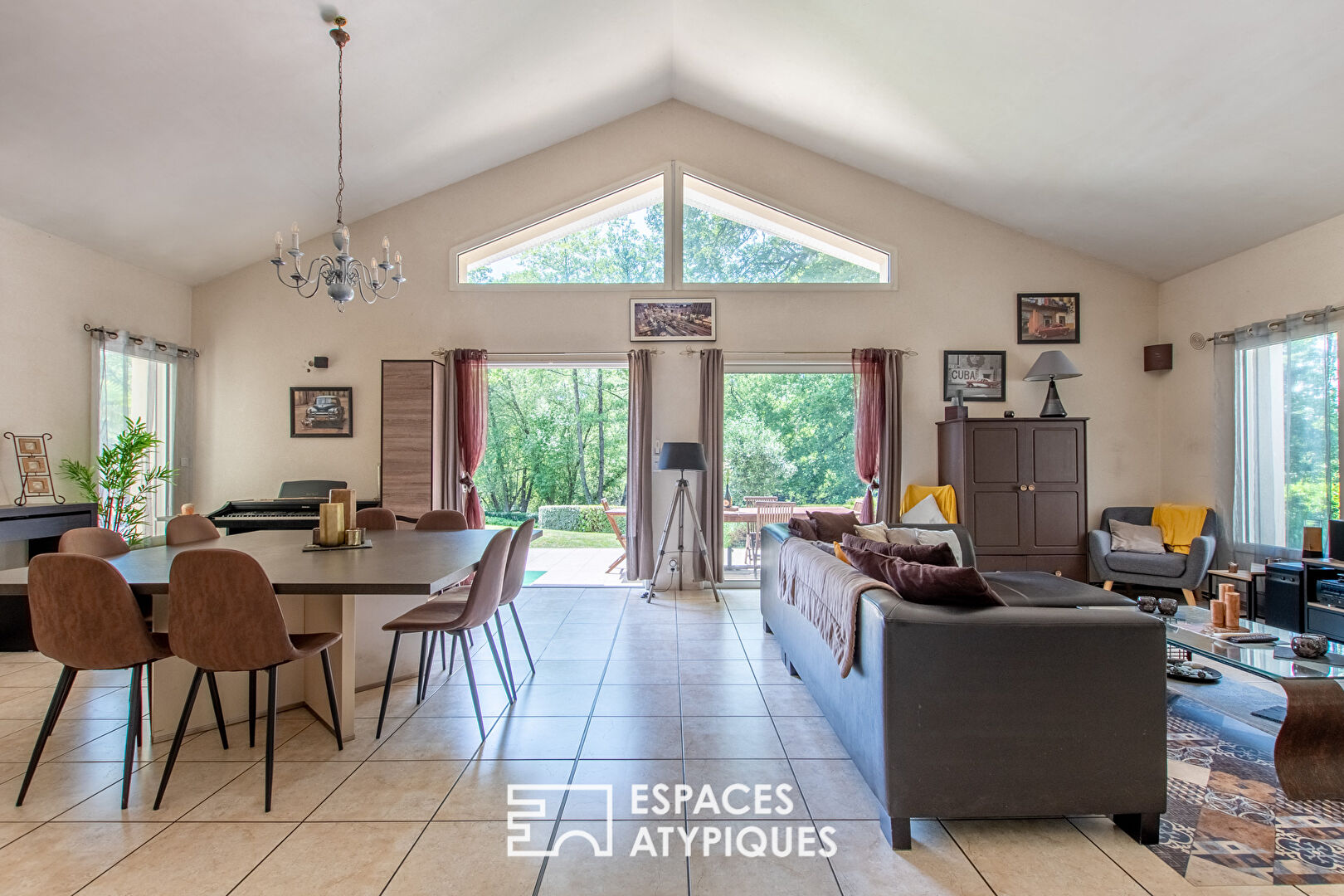 Maison d’architecte à l’environnement bucolique