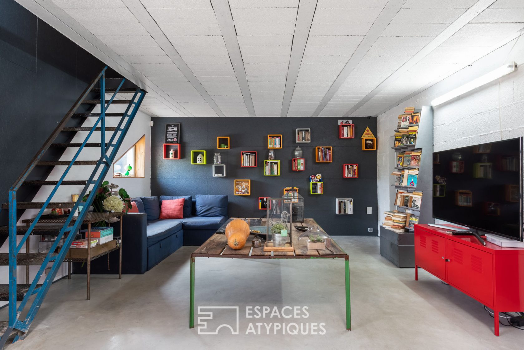 Industrial loft on the banks of the Nantes Sèvre