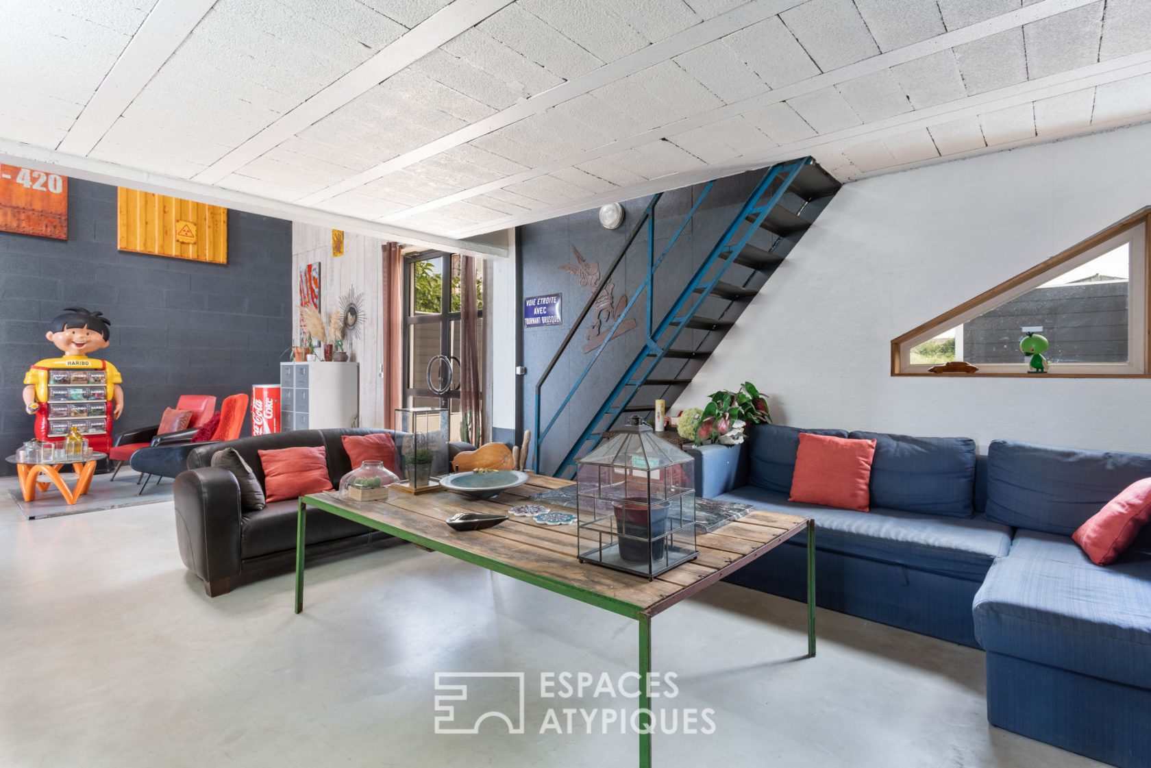 Industrial loft on the banks of the Nantes Sèvre