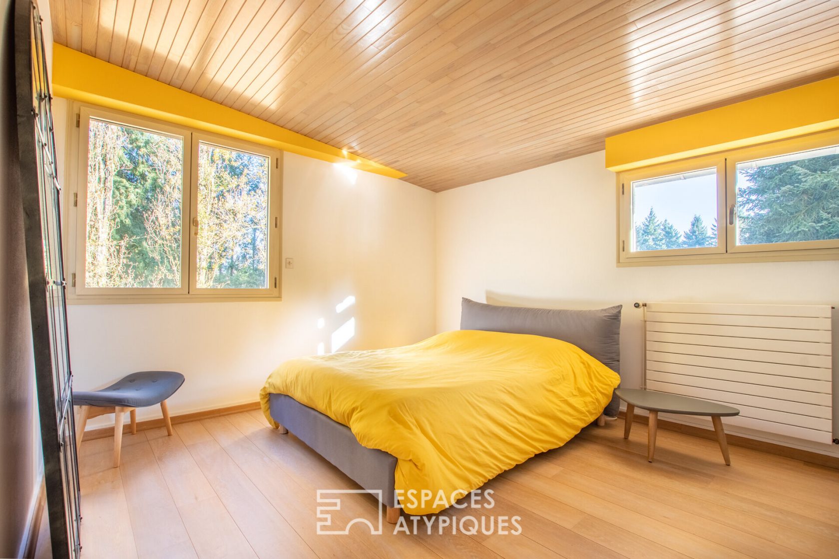 Maison d’architecte dans un cadre verdoyant