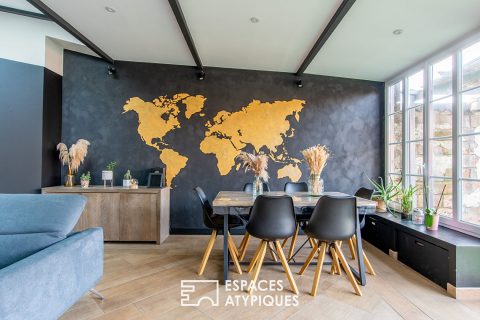 Maison rénovée : entre chaleur et luminosité