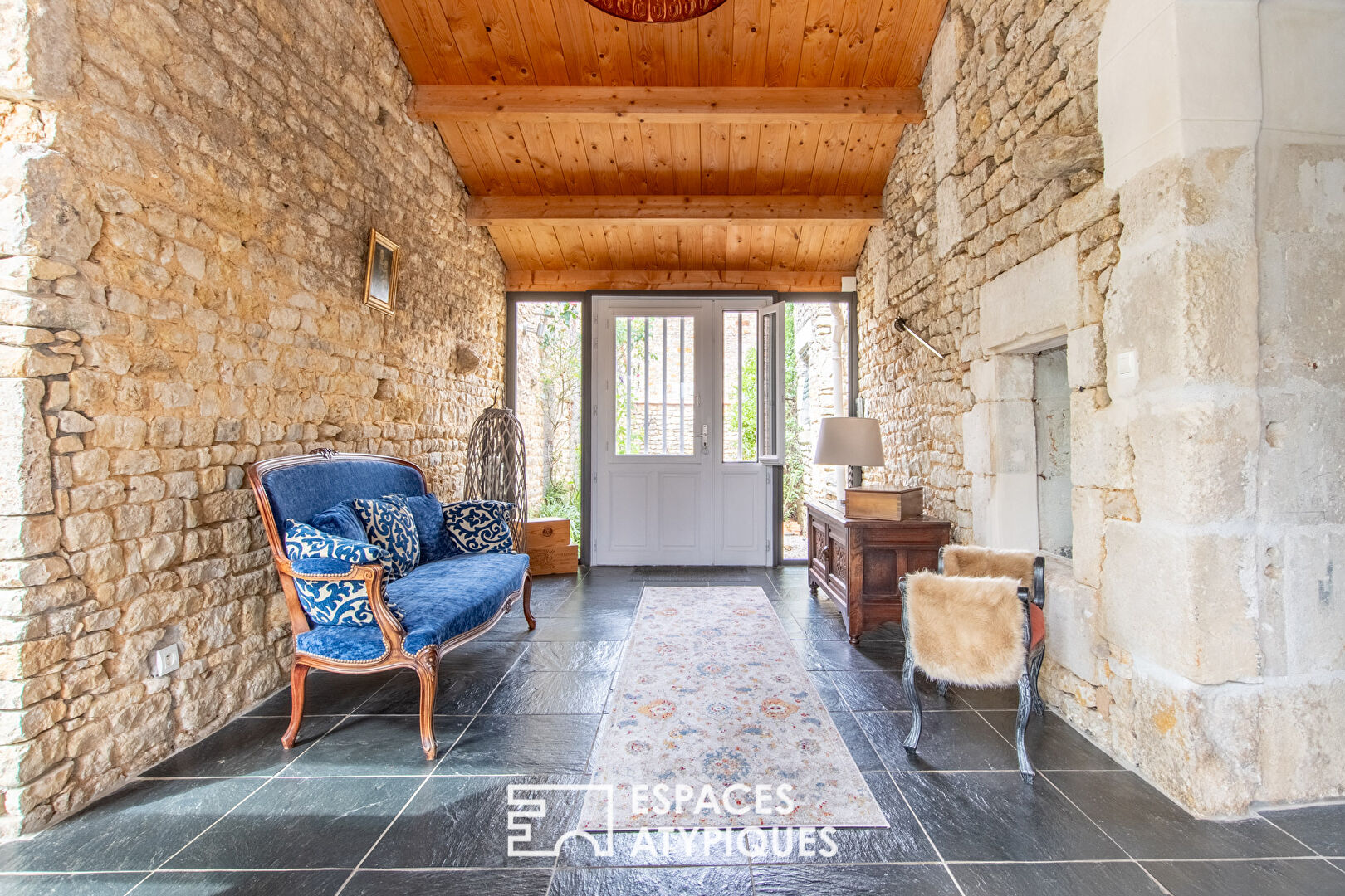 Majestic renovated stone property with indoor pool