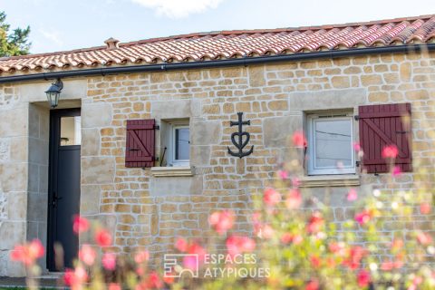 Renovated farmhouse in a bucolic environment