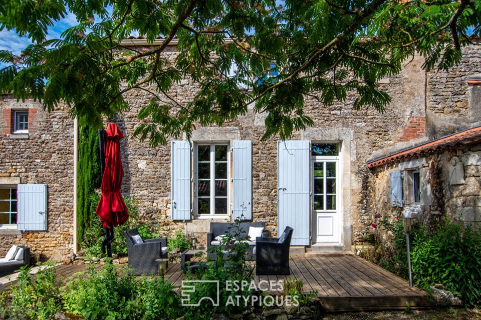 Propriété de charme avec piscine dans un cadre bucolique