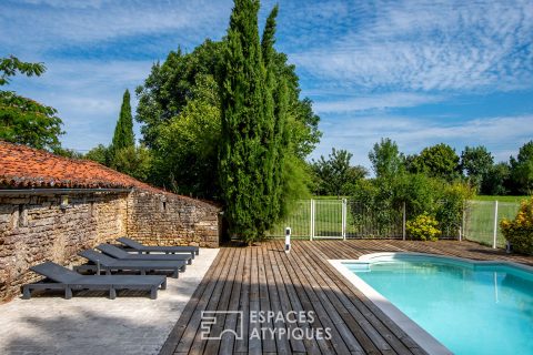 Propriété de charme avec piscine dans un cadre bucolique