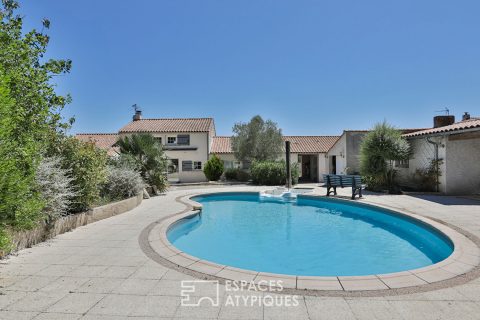 Maison vendéenne rénovée avec piscine