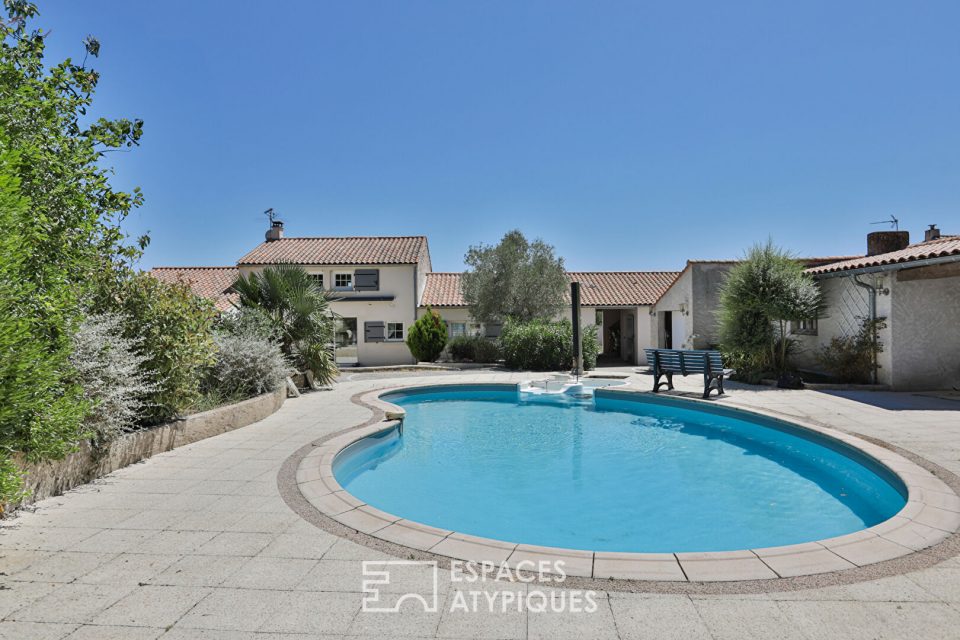 Maison vendéenne rénovée avec piscine