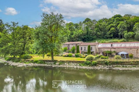 Charming property on the banks of the Sèvre, between history, nature and elegance