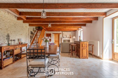 Charming farmhouse with spa in the heart of a natural environment