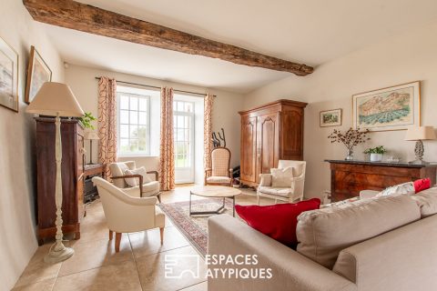 Maison ancienne sublimée : le charme en pleine nature