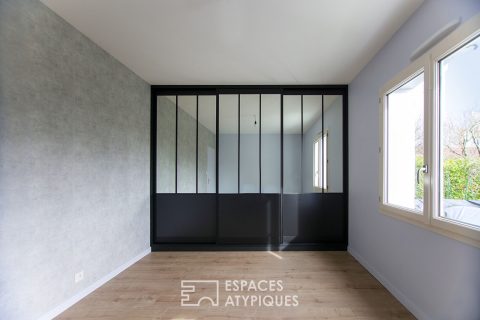 Family home with landscaped grounds