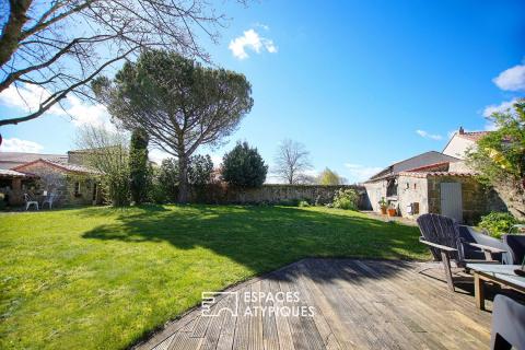 Maison familiale au charme authentique avec jardin et commodités à pied