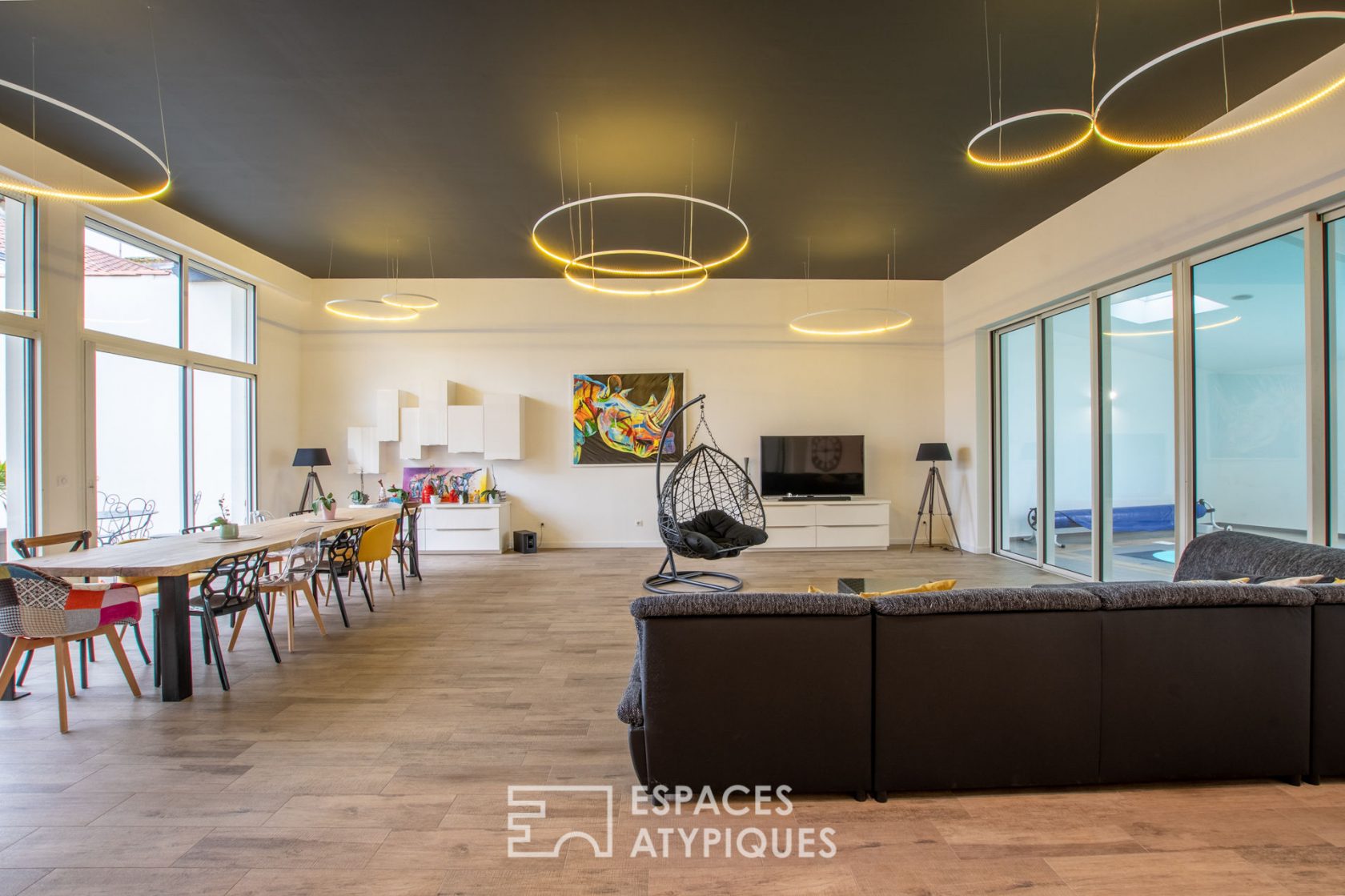 Loft confidentiel et chaleureux