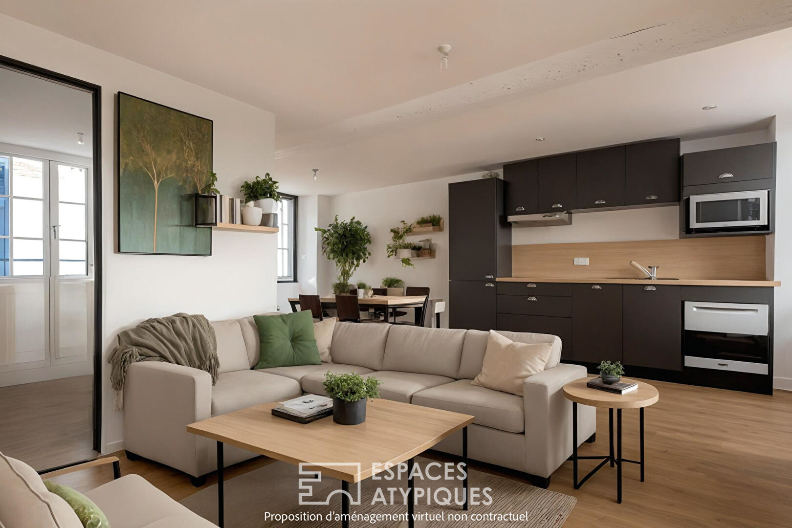 Joli appartement à Noirmoutier En L’ile dans immeuble rénové