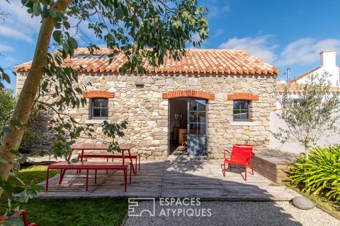 House with landscaped garden on the island of Noirmoutier