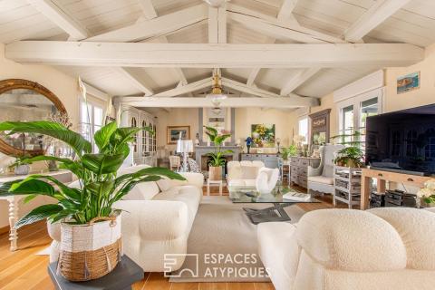 Maison de charme avec accès privé à la plage