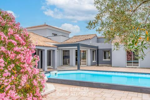 High-end property with generous volumes