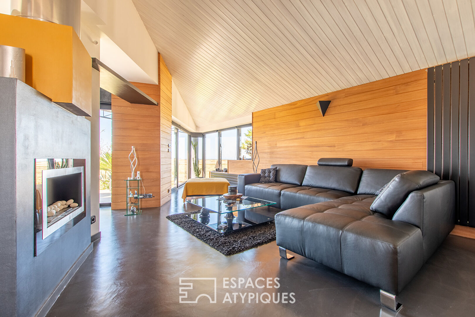 Villa contemporaine et sa vue exceptionnelle sur l’Océan