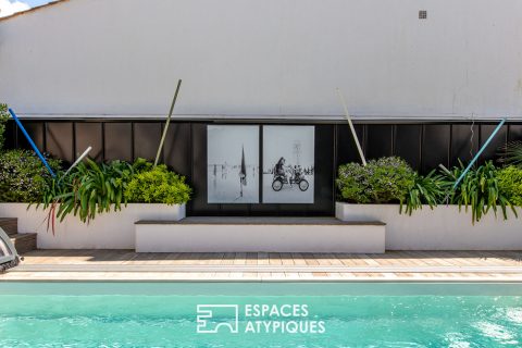 Beachfront family villa with swimming pool