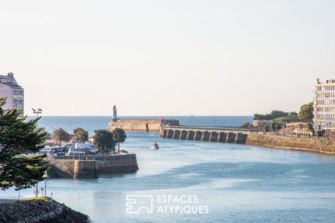 Duplex with terraces and panoramic view of the port of Les Sables d’Olonne