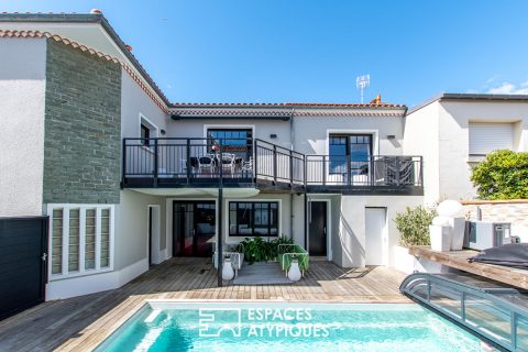 Villa contemporaine avec piscine, à deux pas de la mer