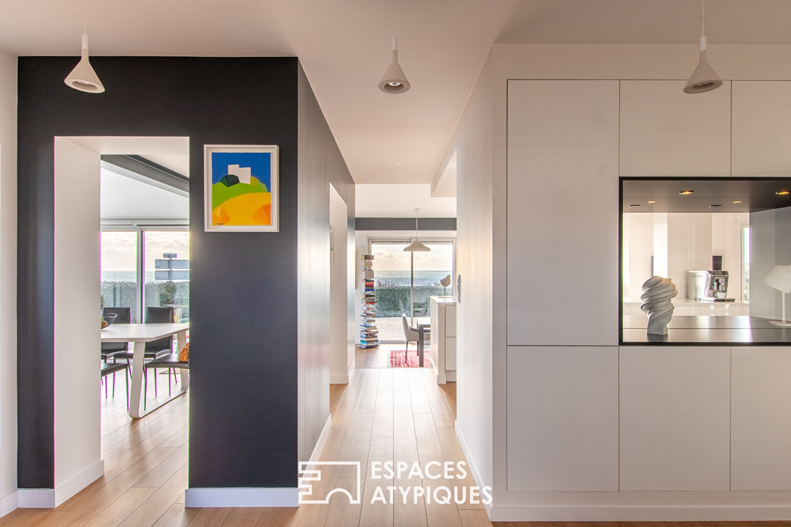 Villa de plain-pied avec vue mer panoramique