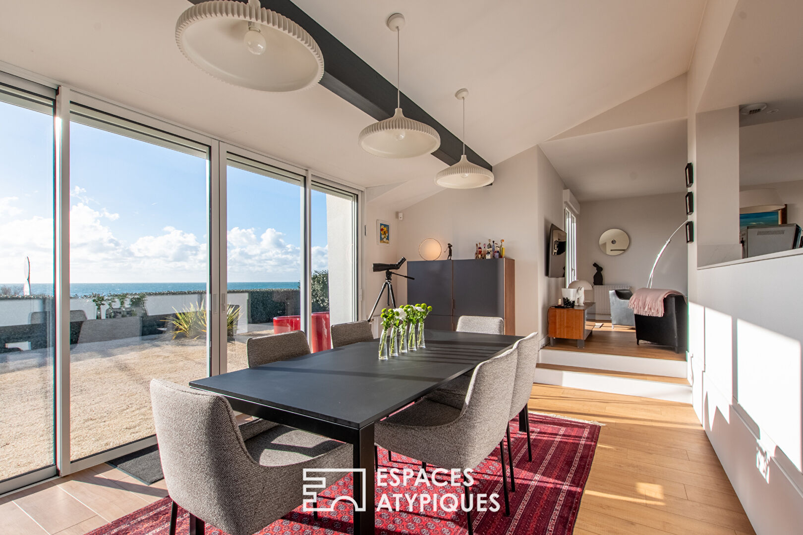 Villa de plain-pied avec vue mer panoramique