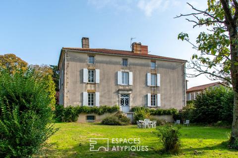 Historic property on a feudal motte with a farmhouse