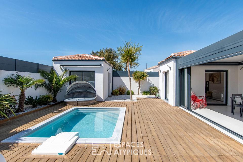 Villa contemporaine avec piscine au coeur du golf de Bourgenay