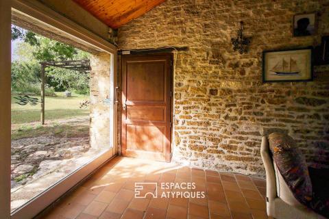 Authentic stone farmhouse and its bucolic setting