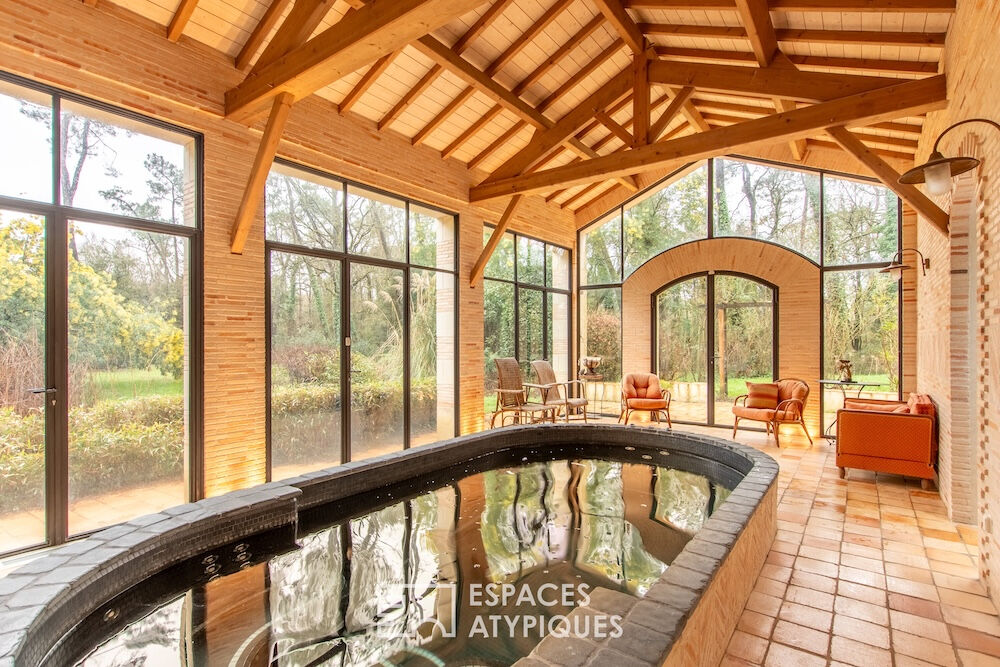 Villa de charme avec verrières et parc arboré aux portes de l&rsquo;océan