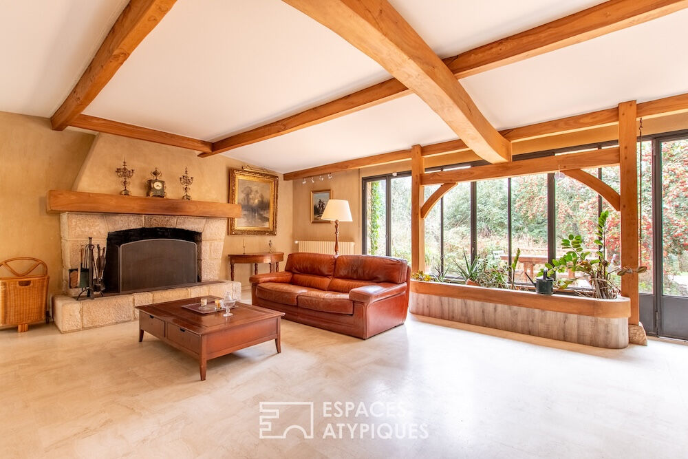 Villa de charme avec verrières et parc arboré aux portes de l&rsquo;océan