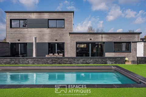 Maison contemporaine avec piscine