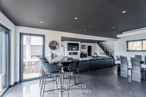 Maison contemporaine avec piscine