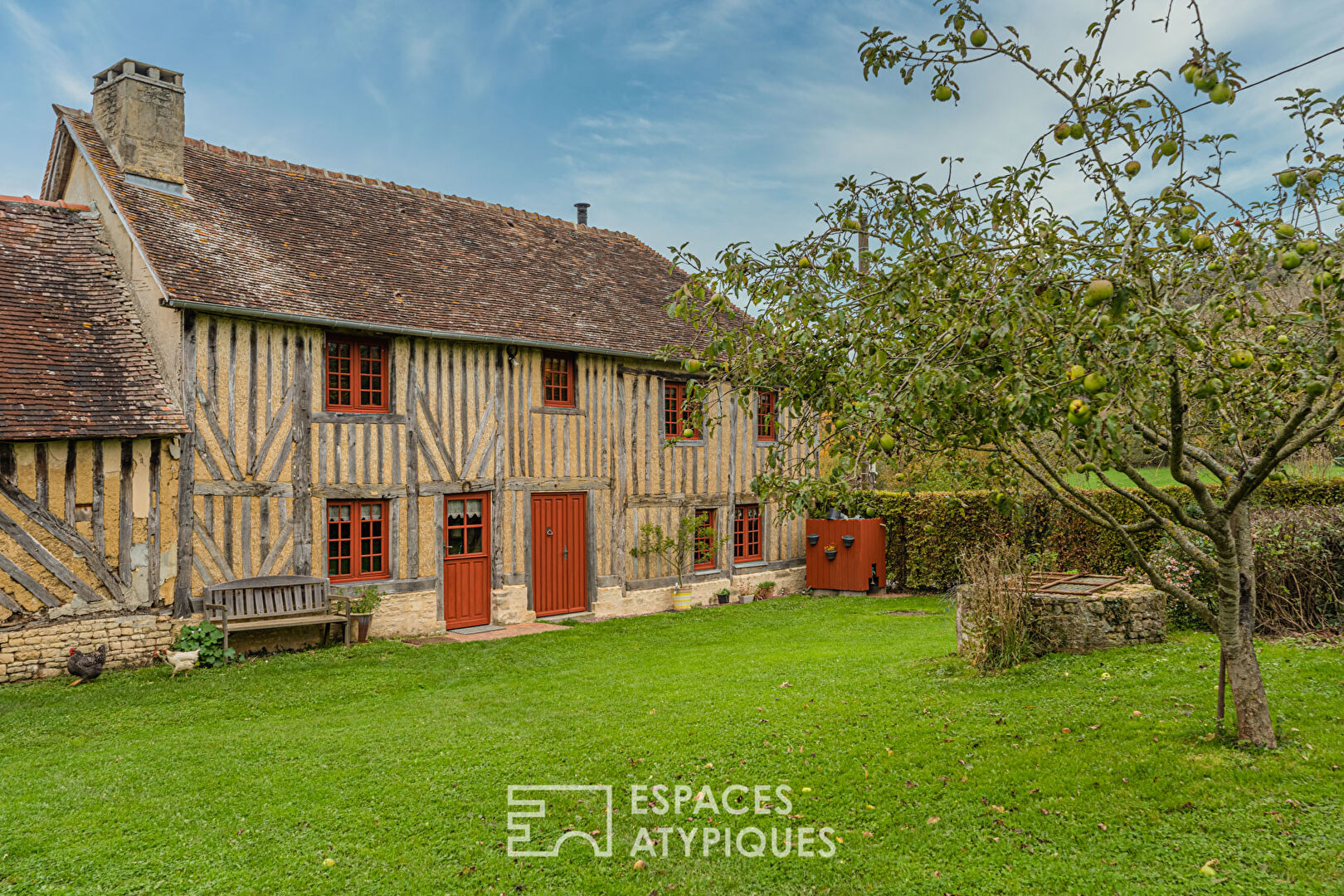 Authentique maison normande rénovée proche d’une forêt