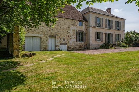 Maison de charme et son jardin bucolique à quelques minutes d’Argentan