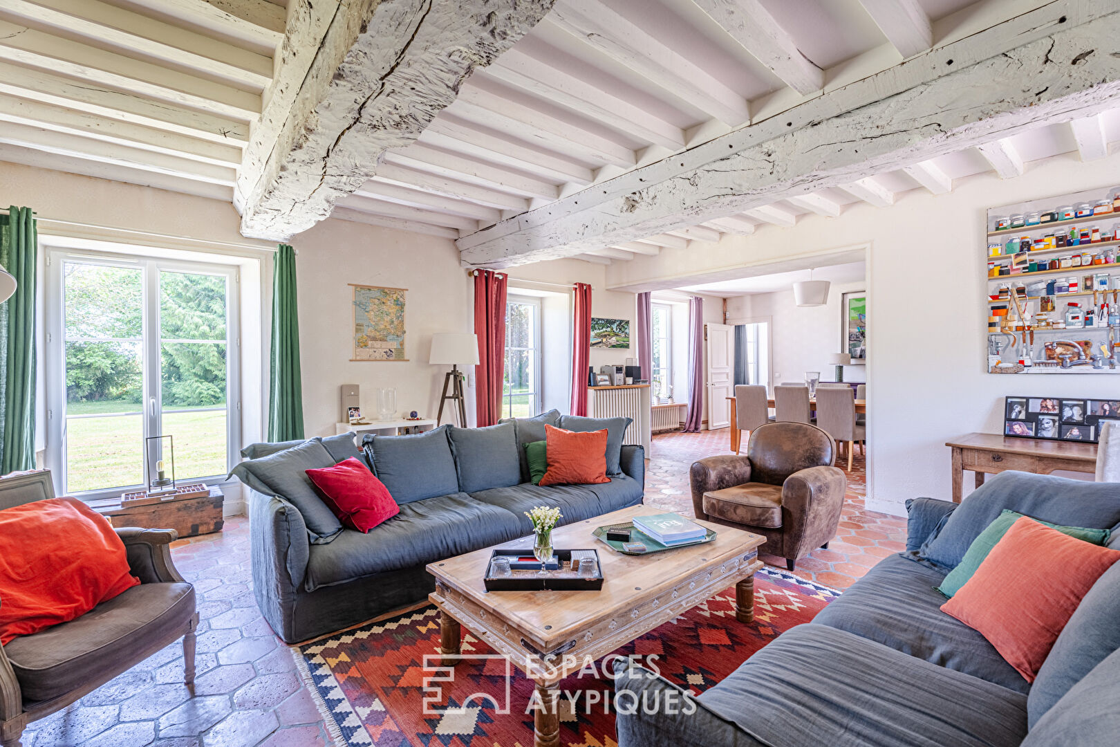 Maison de charme et son jardin bucolique à quelques minutes d’Argentan