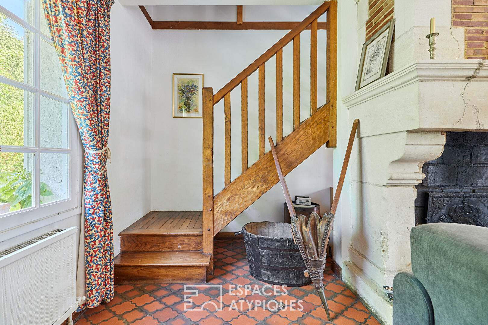 Maison d’inspiration normande et son jardin extraordinaire
